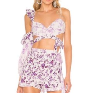 💖🌸FOR LOVE & LEMONS X REVOLVE SKORT SET💖🌸